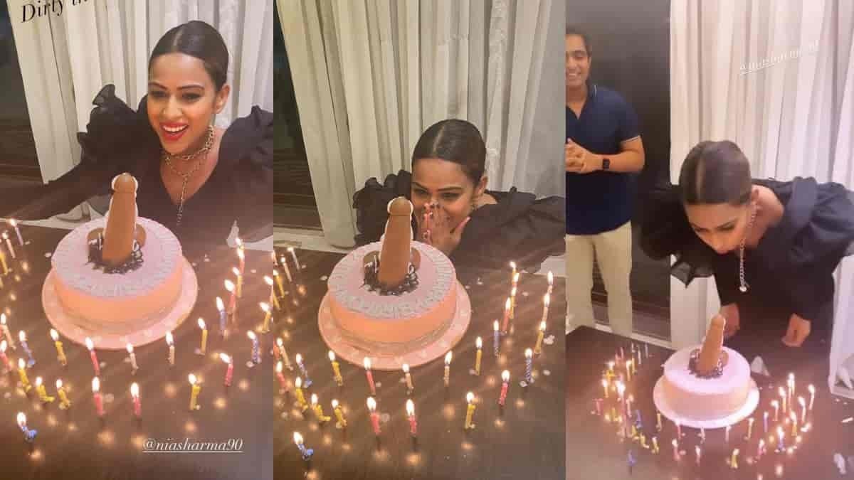 Nia Sharma Adult Birthday Cake