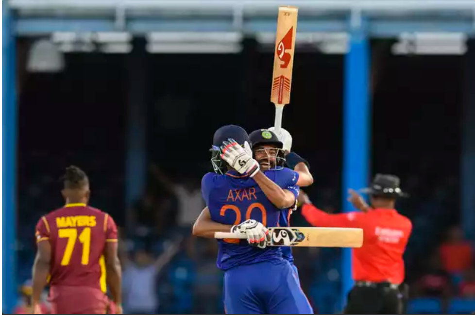 6 6 6 6 6 6 और 4 4 4 मैदान पर आया अक्षर पटेल नाम का तूफान भारत ने 2-0 से वेस्टइंडीज को हराकर जीता सीरीज