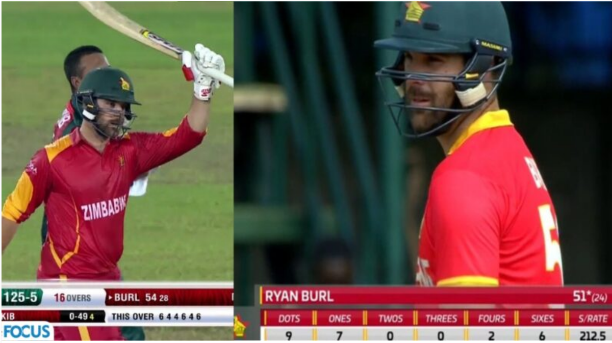 6, 6, 6, 6, 4, 6 बांग्लादेश के खिलाफ युवराज सिंह बना जिम्बाब्वे का ये बल्लेबाज, जमकर कर दी नसुम अहमद की कुटाई