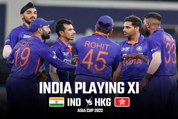 हॉन्गकॉन्ग के खिलाफ दूसरे मैच में ऐसी होगी भारतीय टीम की प्लेइंग इलेवन, जीत के बाद भी बाहर होंगे ये 2 खिलाड़ी