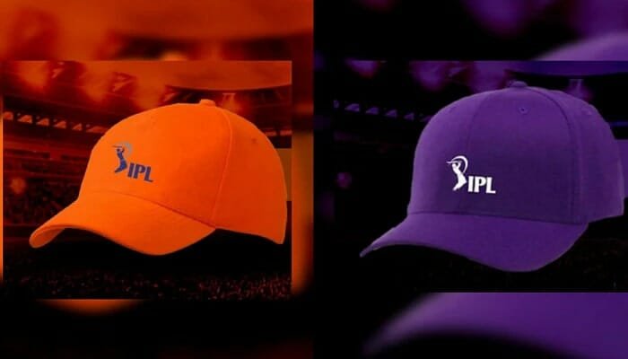 IPL ORANGE AND PURPLE CAP