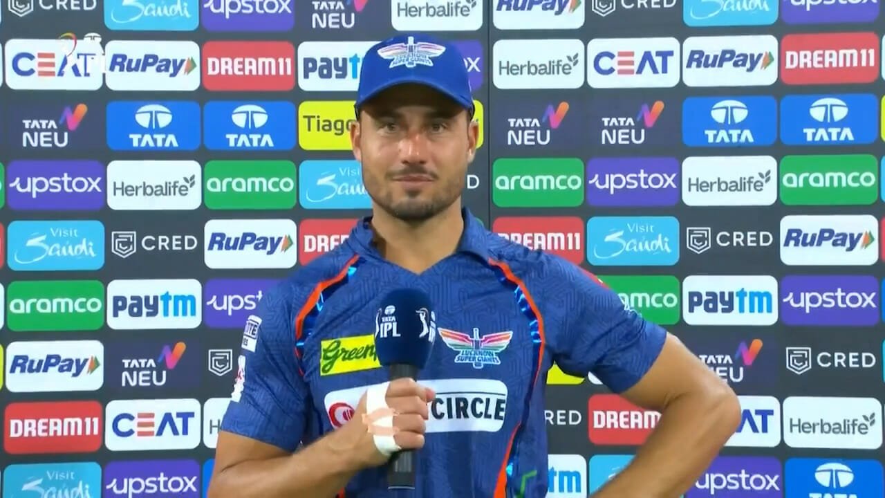 MARCUS STOINIS POST MATCH