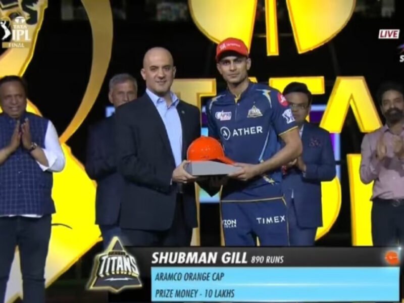 SHUBMAN GILL IPL 2023 ORANGE CAP WINNER