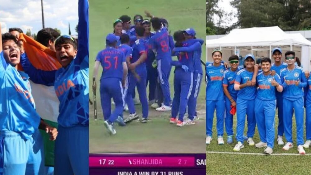 INDIAN WOMAN TEAM CELEBRATION ASIA CUP 2023