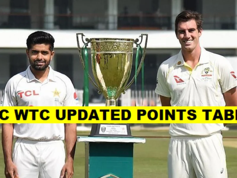 ICC WTC POINTS TABLE 2023-2025 UPDATED