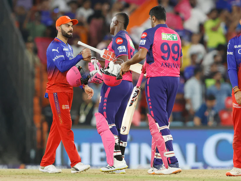 RR beats RCB by 6 WICKETS