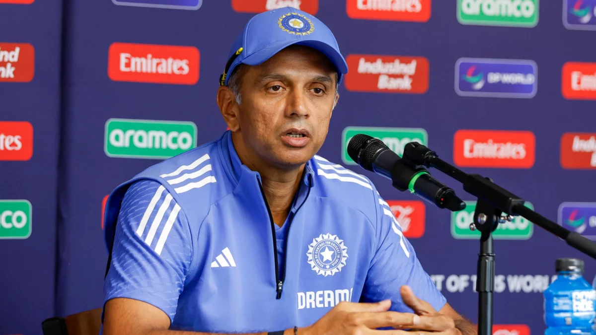 Indian Coach Rahul Dravid