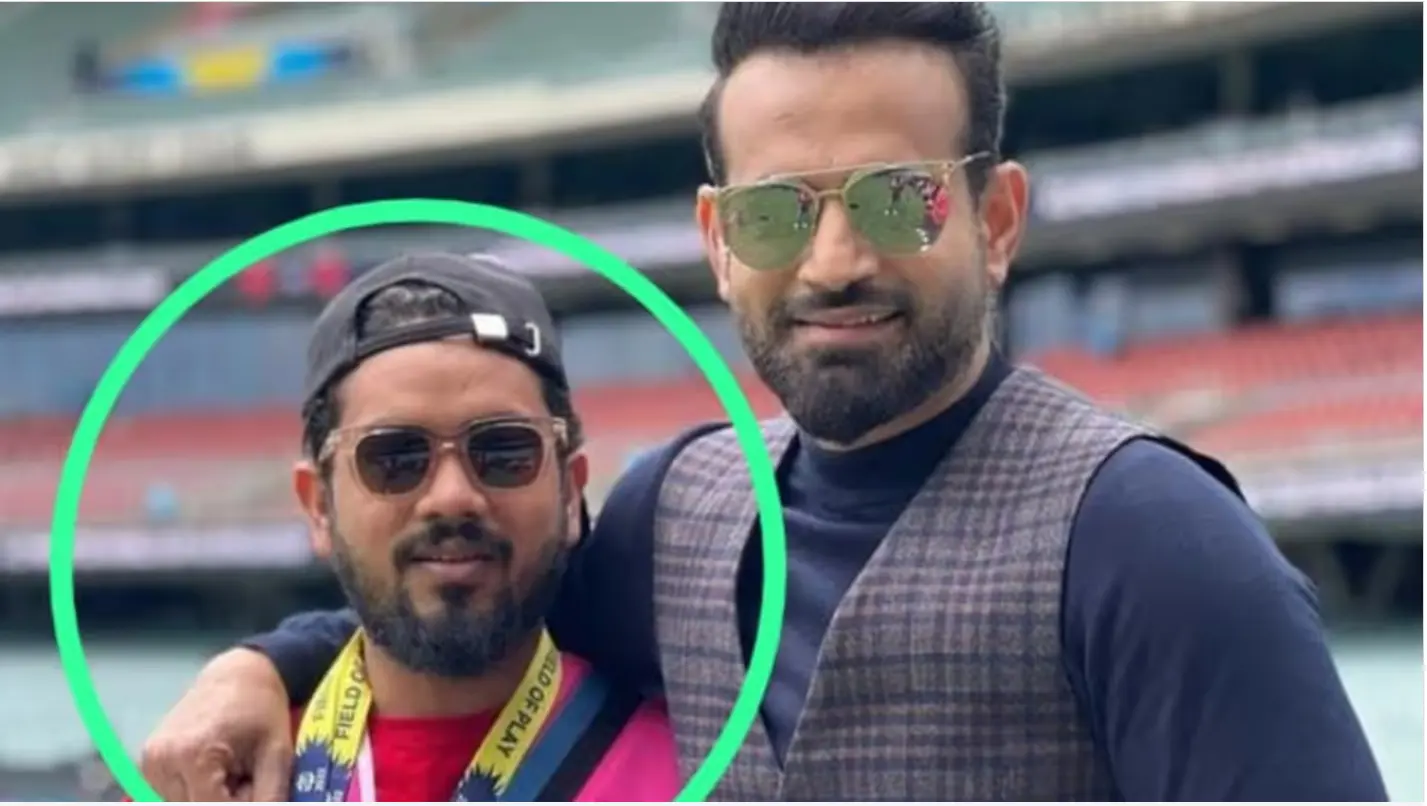 Irfan Pathan with faiyaz ansari