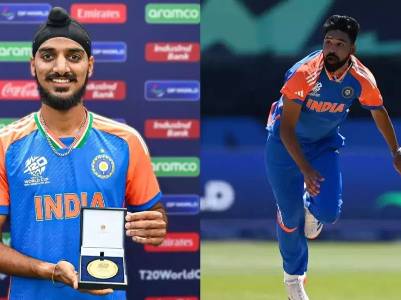 Mohammed Siraj and Arshdeep Singh Team India