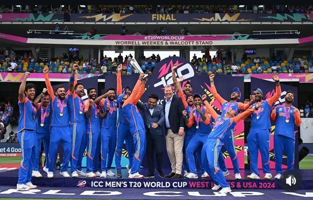 ICC T20 WORLD CUP 2024 WINNERS TEAM INDIA