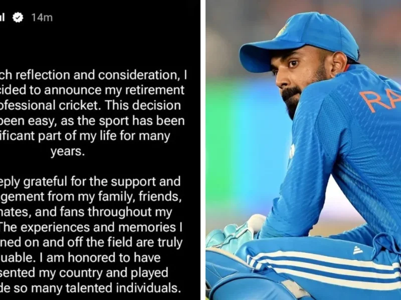 kl rahul retirement