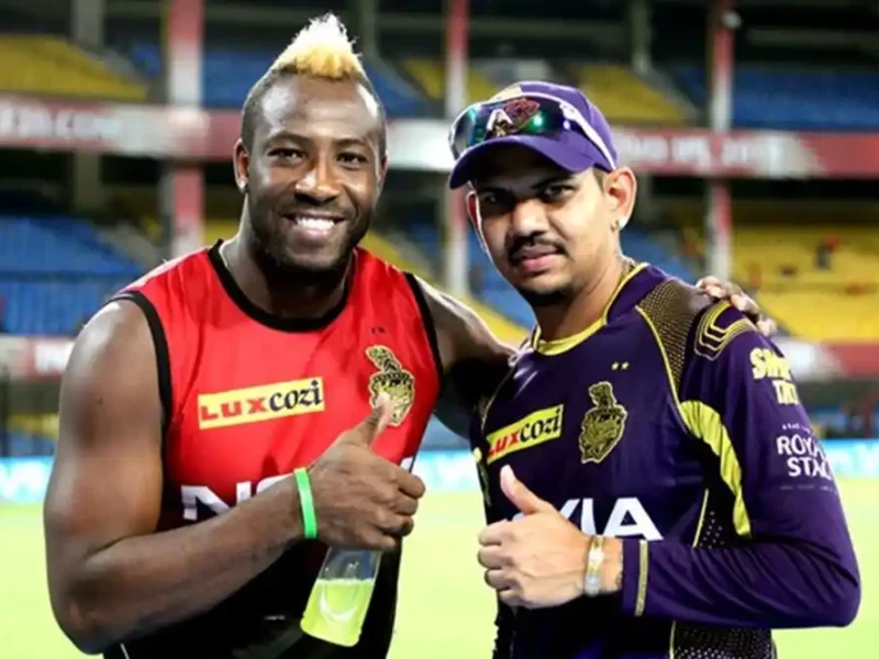 KKR SUNIL NARINE AND ANDRE RUSSEL ILT20