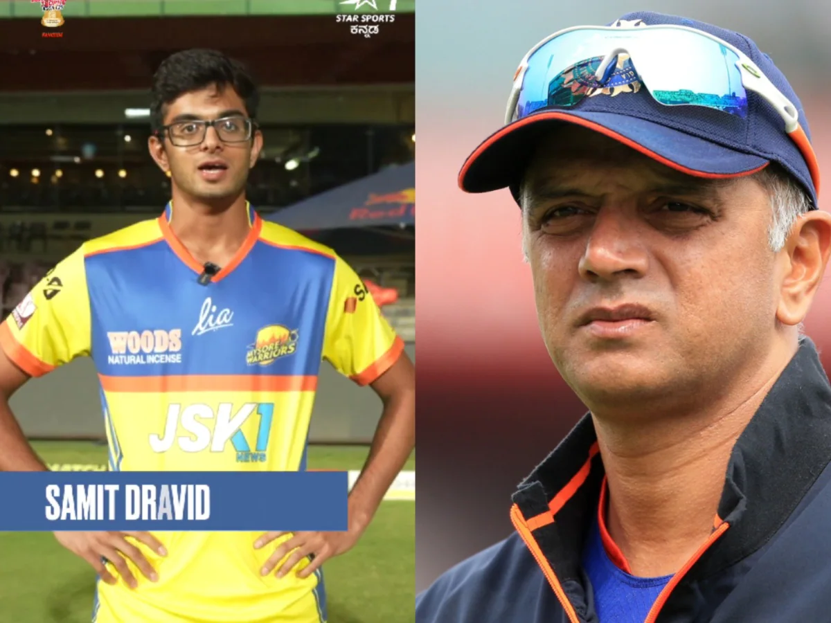 Samit Dravid and Rahul Dravid