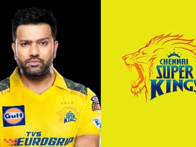 rohit sharma in csk jersey