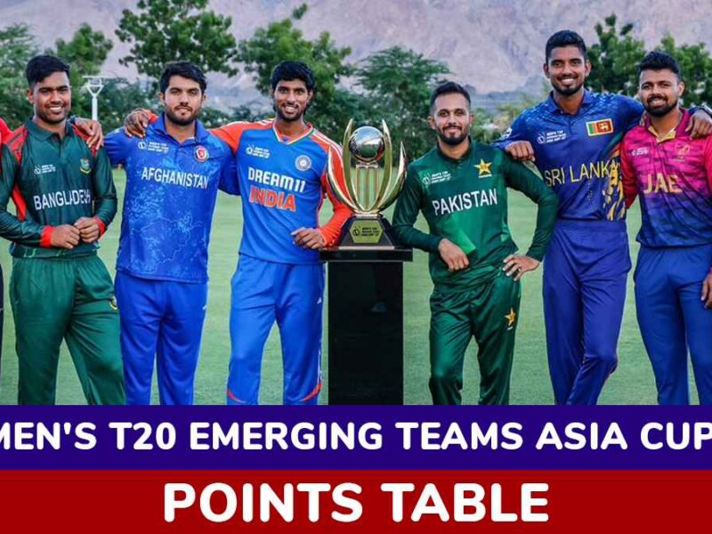 ACC Emerging Teams Asia Cup Updated Points Table