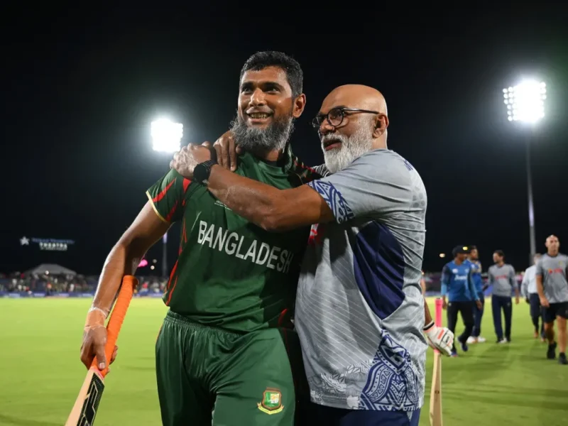 Chandika Hathurusingha and mahmdullah