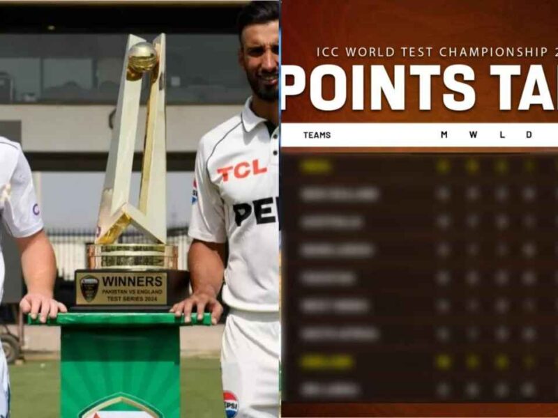 ENG vs PAK WTC Points Table (WTC FINAL)