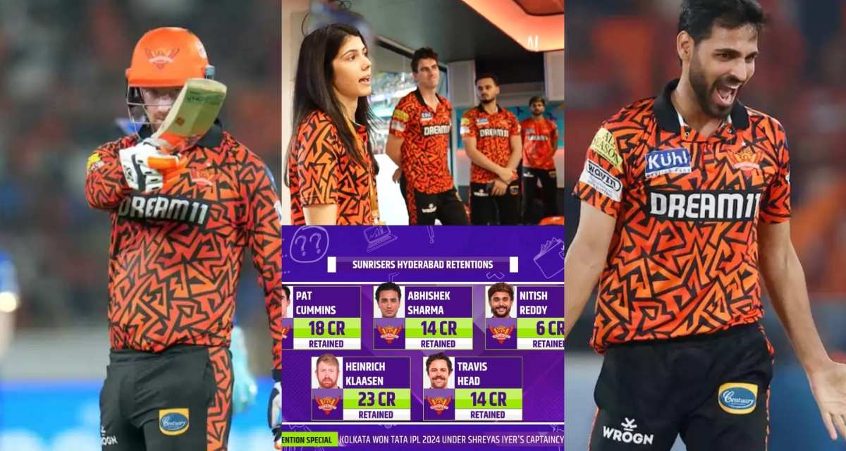 Sunrisers Hyderabad: काव्या मारन ने भुवनेश्वर को किया बाहर, विदेशी खिलाड़ियों पर लुटा दिया पूरा पर्स, महज 2 भारतीय को किये रिटेन