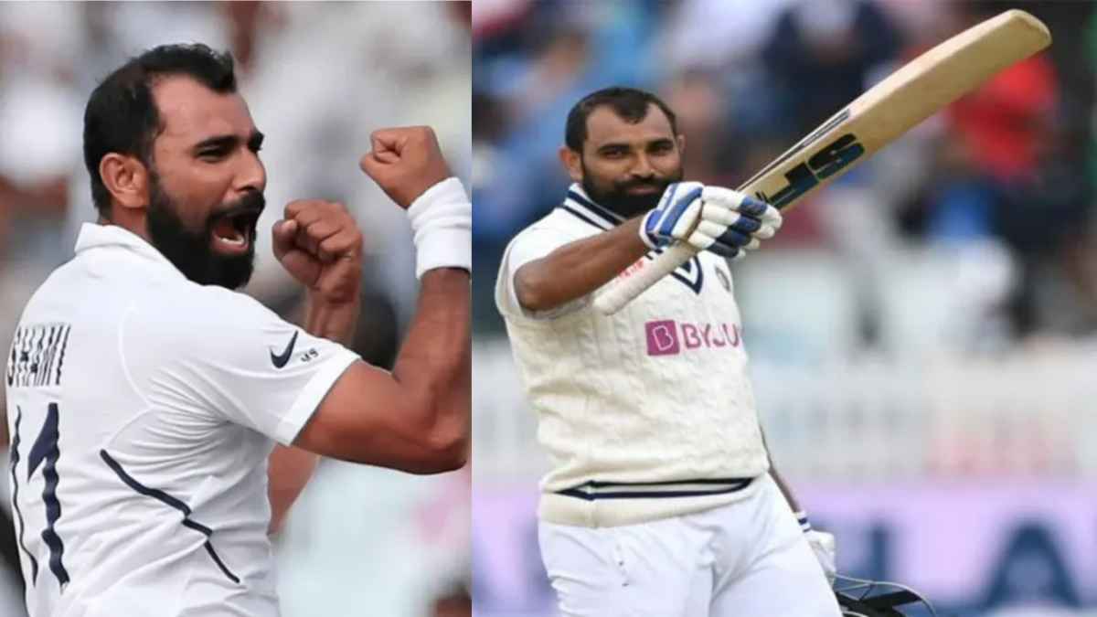 Mohammed Shami Bats