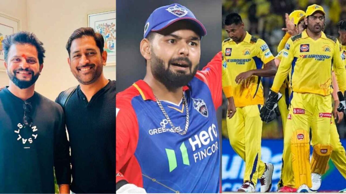 Rishabh Pant IPL 2025 CSK SURESH RAINA MS DHONI