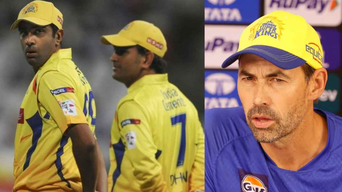 stephen fleming CSK MS DHONI AND ASHWIN