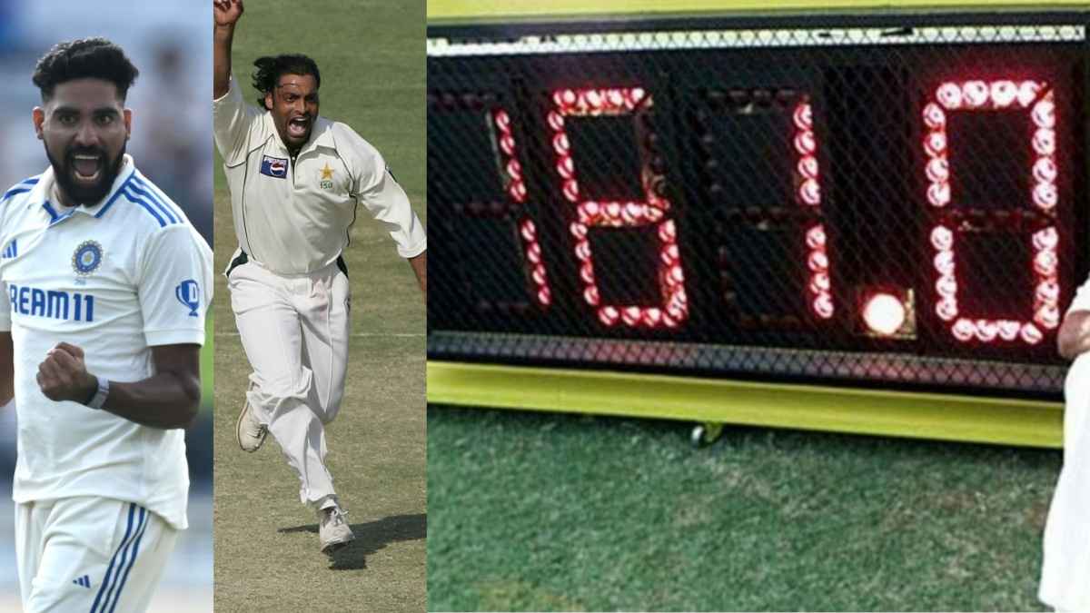 Mohammed Siraj Shoaib Akhtar fasest ball