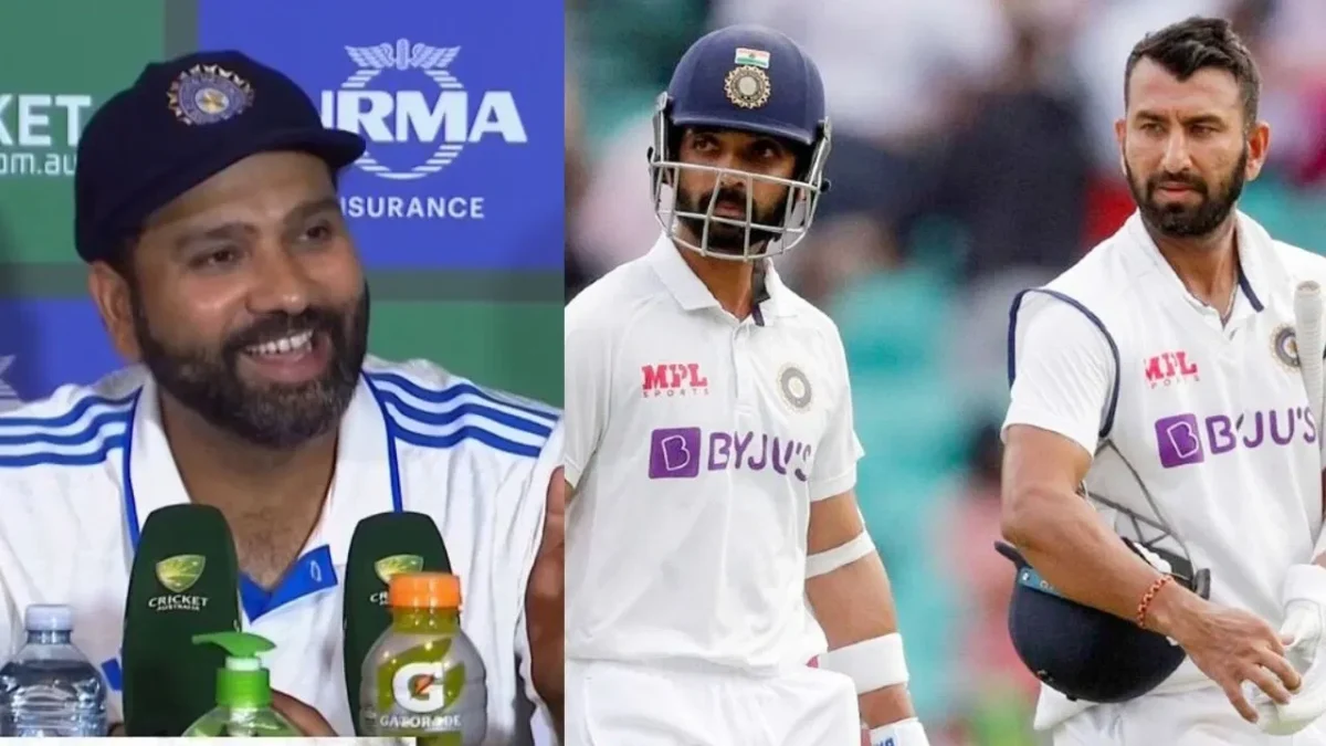 Rohit Sharma Cheteshwar Pujara Ajinkya Rahane Team India