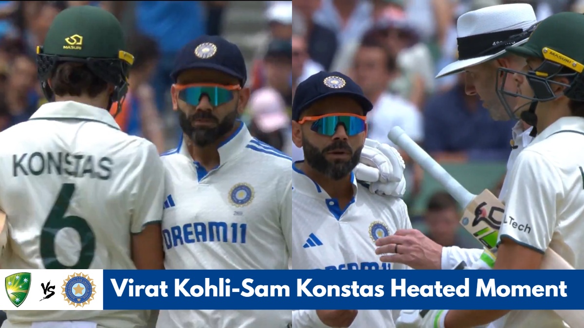 Virat Kohli and Sam Konstas Fight