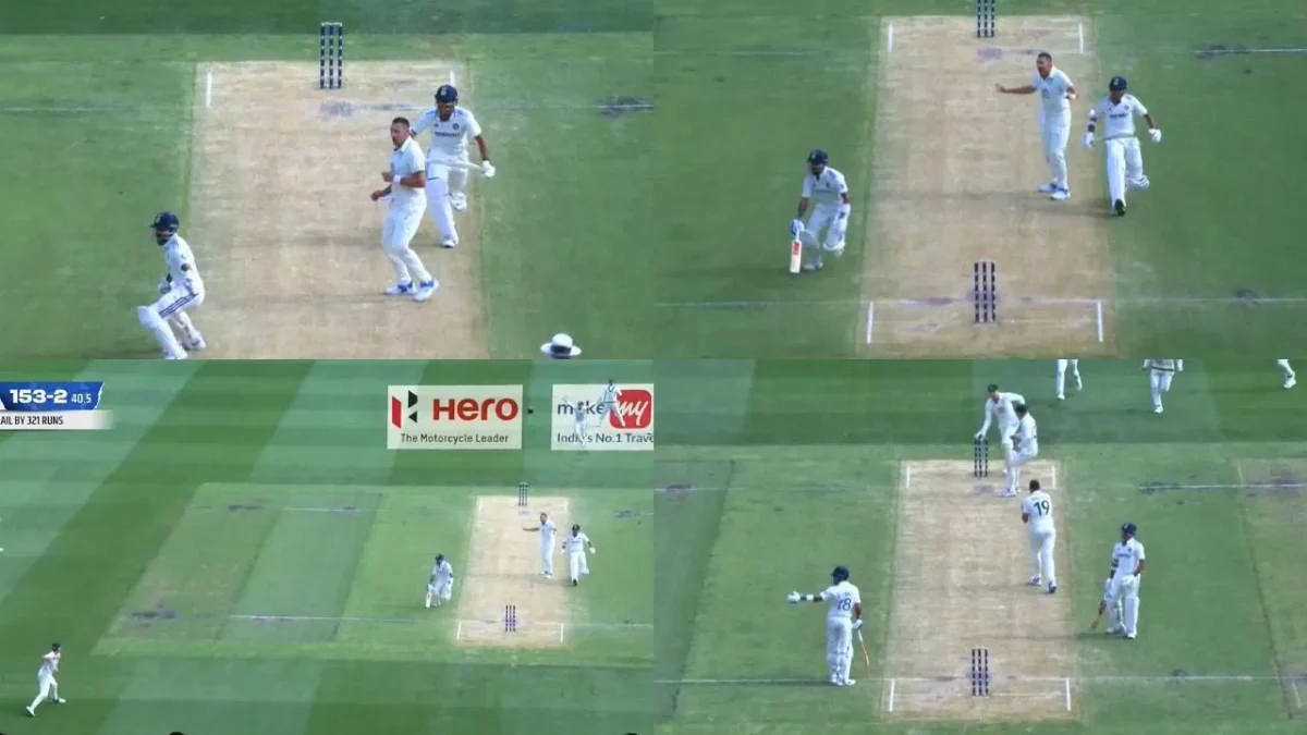 Yashasvi Jaiswal run Out Virat Kohli blunder