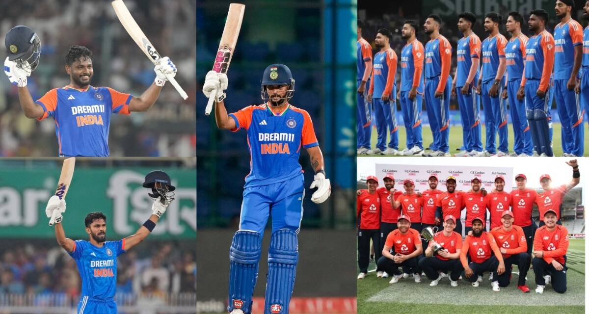 IND vs ENG: अभिषेक बाहर, संजू-ऋतुराज ओपनर, रमनदीप समेत 6 ऑलराउंडर को मौका, इंग्लैंड के खिलाफ 5 टी20 मैच के लिए 17 भारतीय टीम