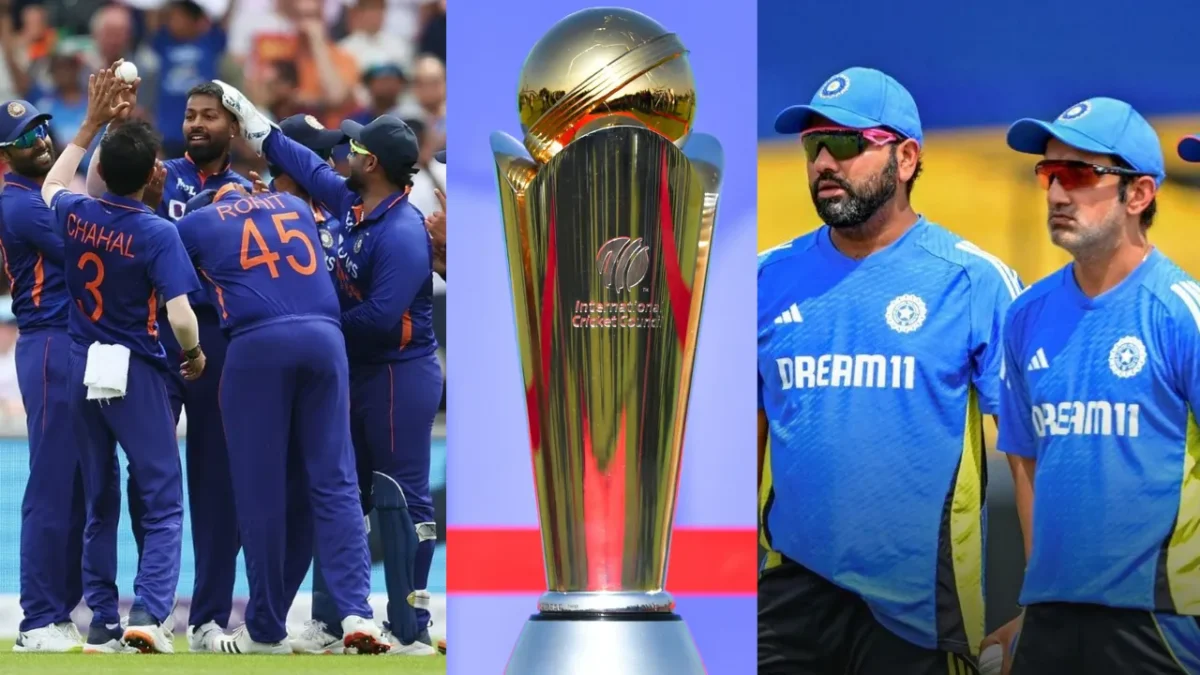 ICC CHAMPIONS TROPHY 2025 GAMBHIR ROHIT TEAM INDIA