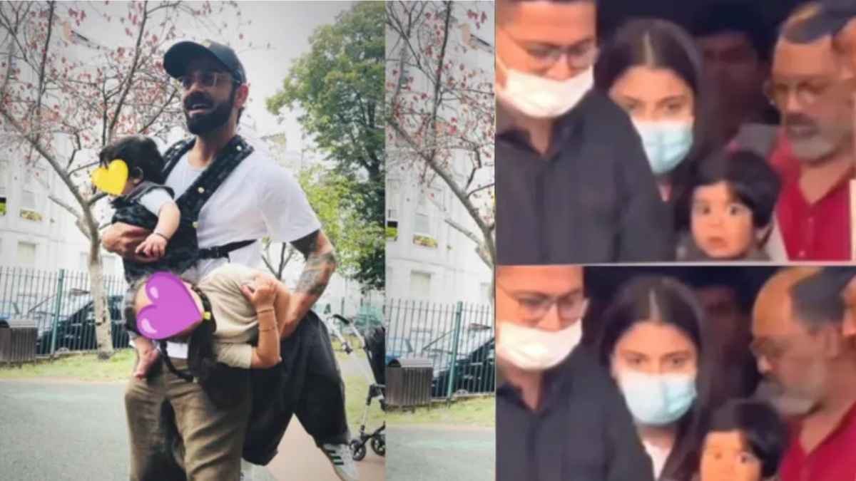 Virat Kohli Anushka Sharma son Akaay Kohli Pic Video out