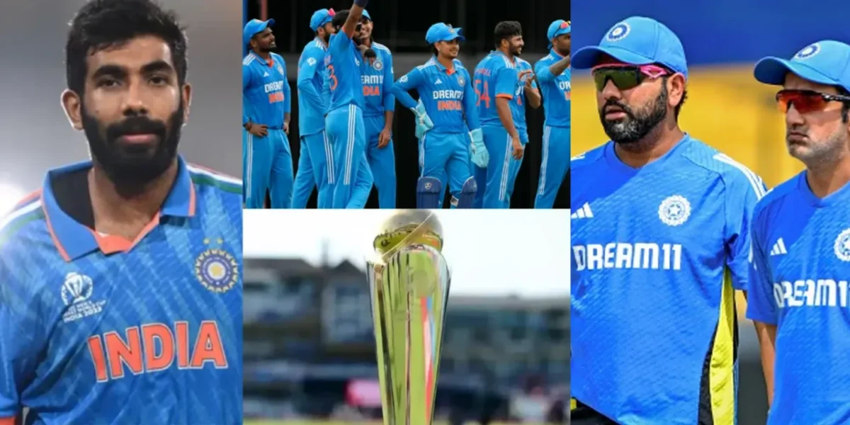 ICC CHAMPIONS TROPHY 2025 TEAM INDIA BCCI JASPRIT BUMRAH