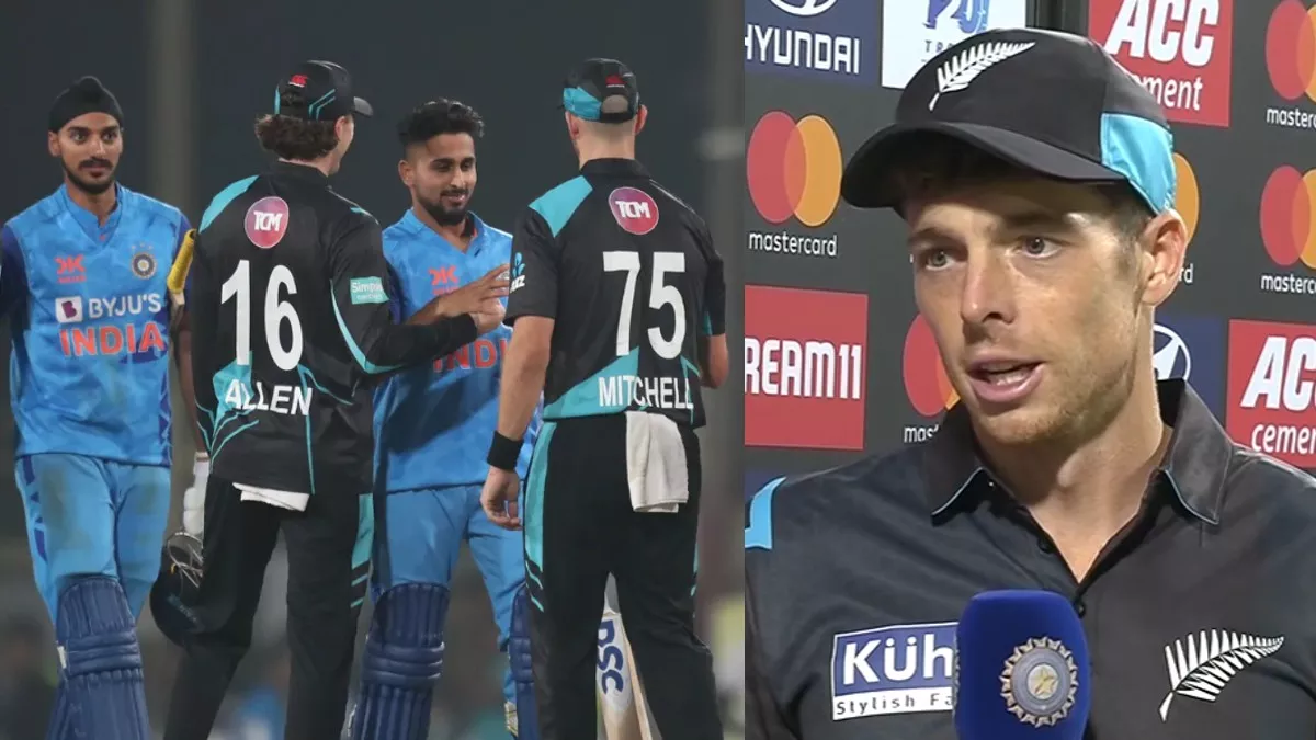 Mitchell Santner on IND vs NZ