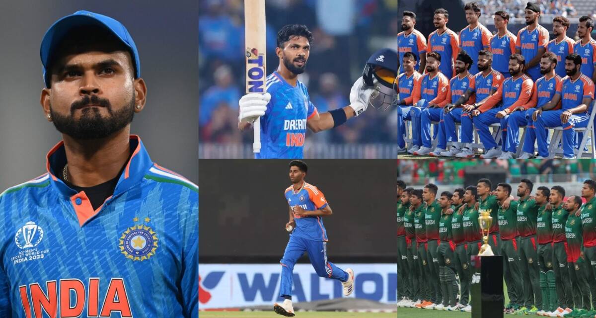 IND vs BAN: श्रेयस कप्तान, रुतुराज की एंट्री, मयंक को ODI में मौका, बांग्लादेश के खिलाफ 3 वनडे मैच के लिए 16 सदस्यीय भारतीय टीम फाइनल