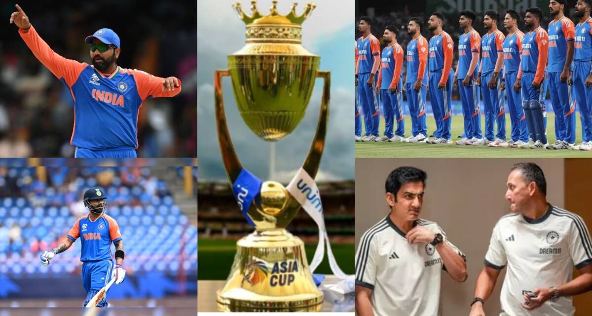 Asia Cup 2025 के लिए भारतीय टीम का ऐलान, रोहित-विराट बाहर, यशस्वी-मयंक यादव को मौका, 6 ऑलराउंडर शामिल