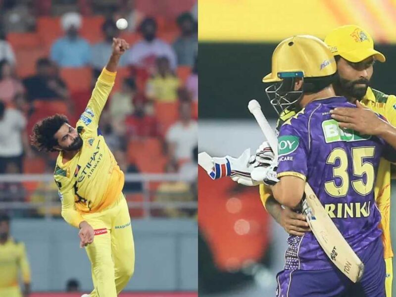 CSK vs KKR: 1 गेंद पर जडेजा ने लुटाये 9 रन, 54 के औसत से डाला ओवर, रिंकू सिंह ने जमकर धोया