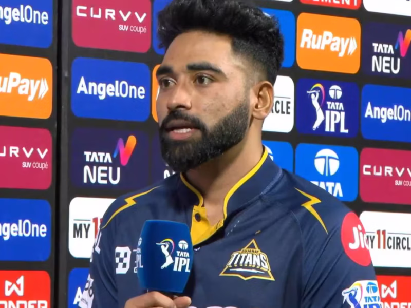 mohammed siraj post match GT
