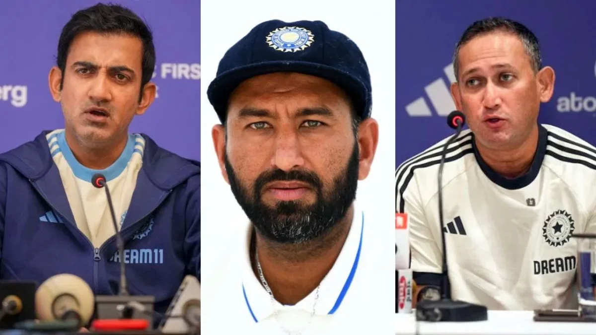 Cheteshwar Pujara and Gautam Gambhir
