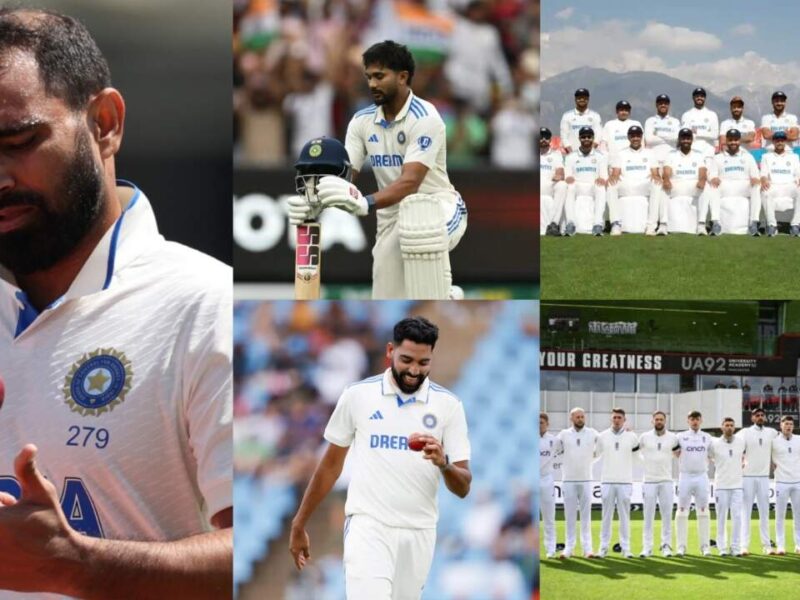 IND vs ENG: शमी बाहर, सिराज की वापसी, नितीश रेड्डी को मौका, इंग्लैंड के खिलाफ 5 टेस्ट मैच की सीरीज में 17 सदस्यीय भारतीय टीम