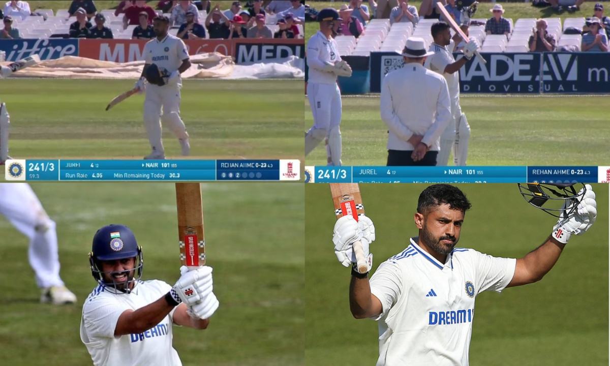 6 4 4 4 4 4 4 4 4.....24 चौके, 186 रन, 3000 दिन बाद वापसी करते भारतीय बल्लेबाज का कोहराम, England की धरती पर खूब काटा ग़दर