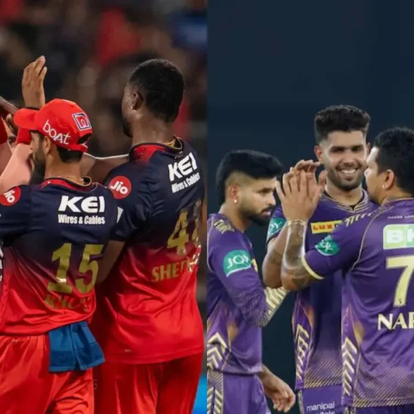 IPL 2025: बारिश के कारण रद्द हुआ RCB और KKR का मुकाबला, बदल गयी प्लेऑफ का समीकरण, RCB नहीं पहुँच सका प्लेऑफ