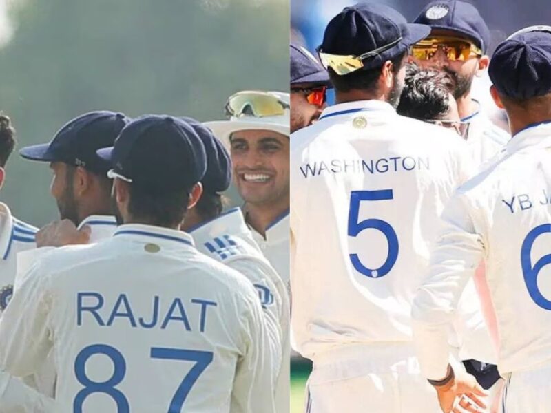Team India against England