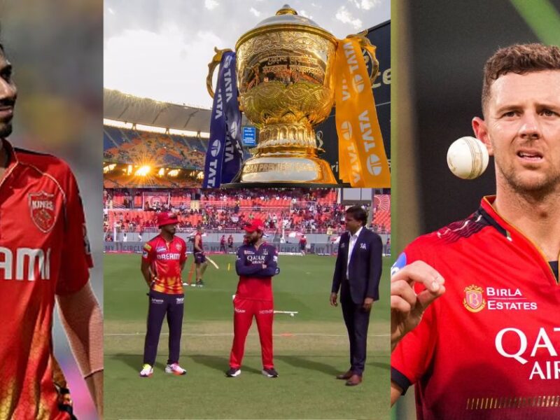 RCB vs PBKS: पंजाब में चहल, RCB में हेजलवुड की एंट्री, प्लेऑफ से पहले दोनों टीम ने बदल दी प्लेइंग XI, देखें