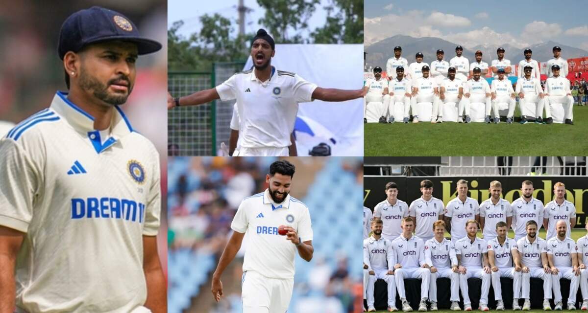 IND vs ENG: अर्शदीप सिंह का टेस्ट में एंट्री, अय्यर-सिराज की वापसी, इंग्लैंड के खिलाफ 5 टेस्ट के लिए 16 सदस्यीय भारतीय टीम ऐलान