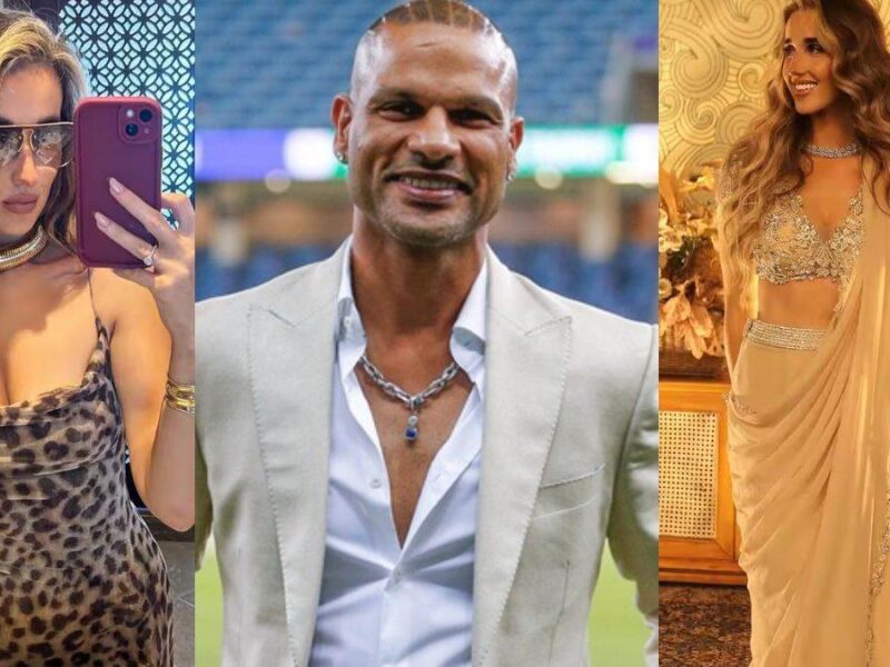 shikhar dhawan and sophie shine