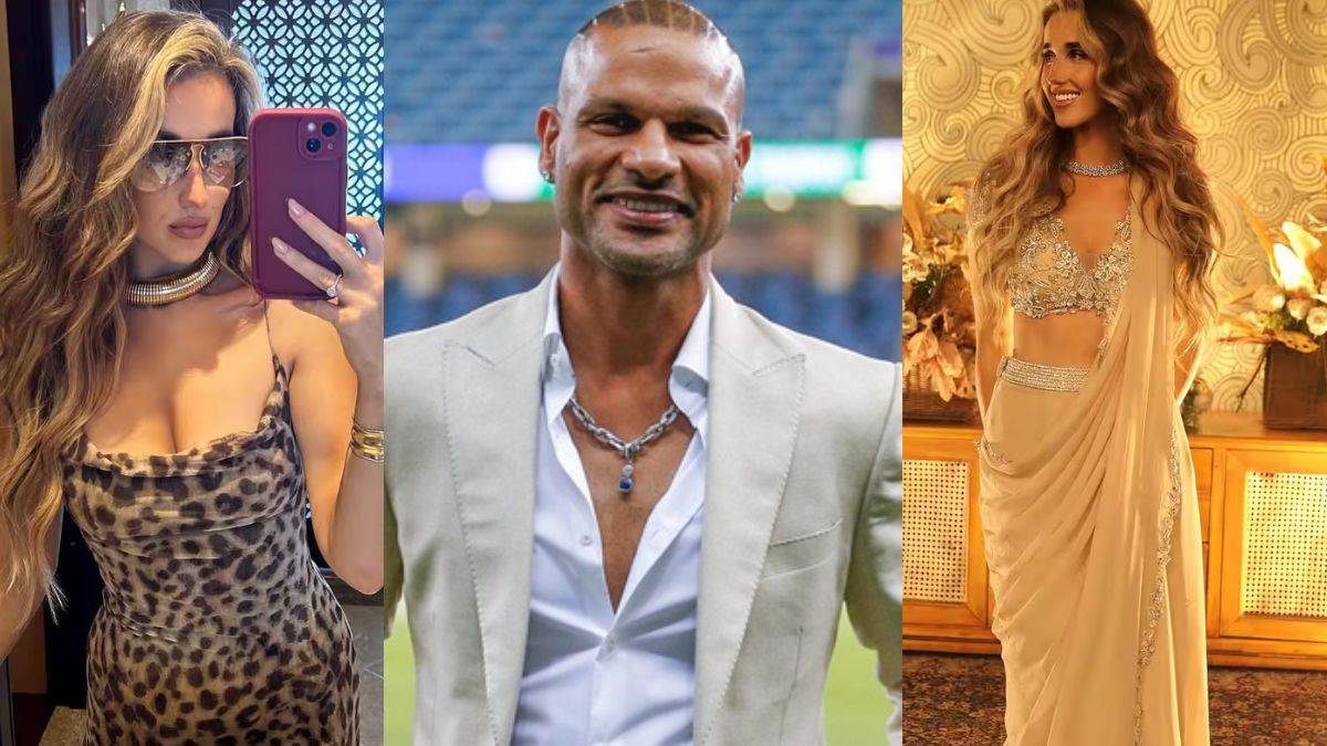 shikhar dhawan and sophie shine