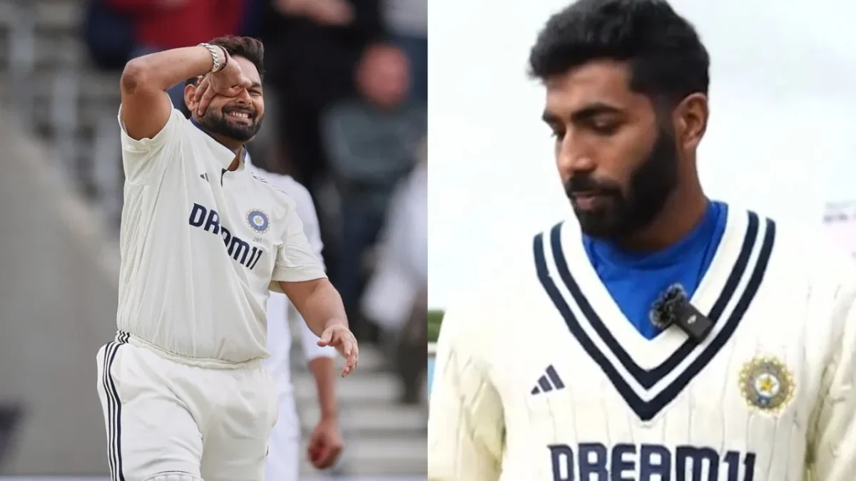 Jasprit Bumrah and Rishabh Pant Team India