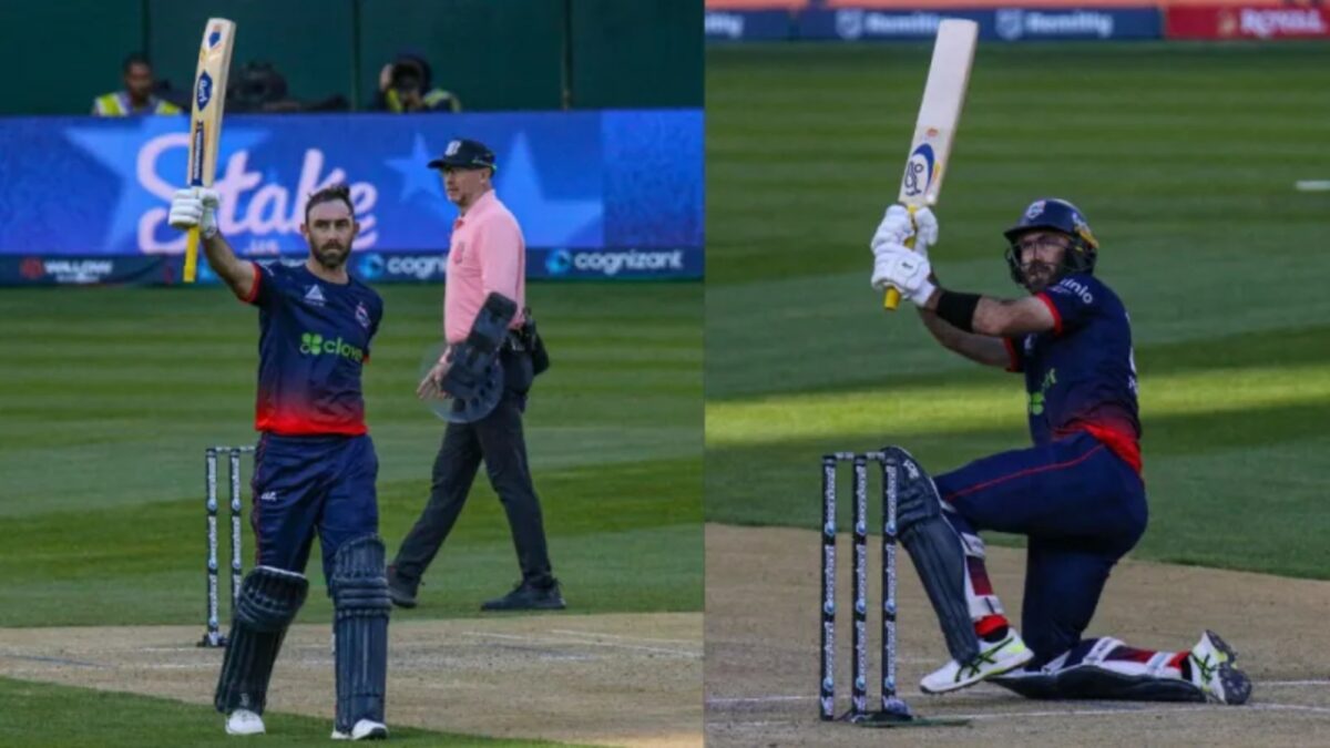 6 6 6 6 6 6.....13 छक्के 34 गेंद में 95 रन, Glenn Maxwell ने मचाया तहलका, 48 गेंद में कूटा शतक