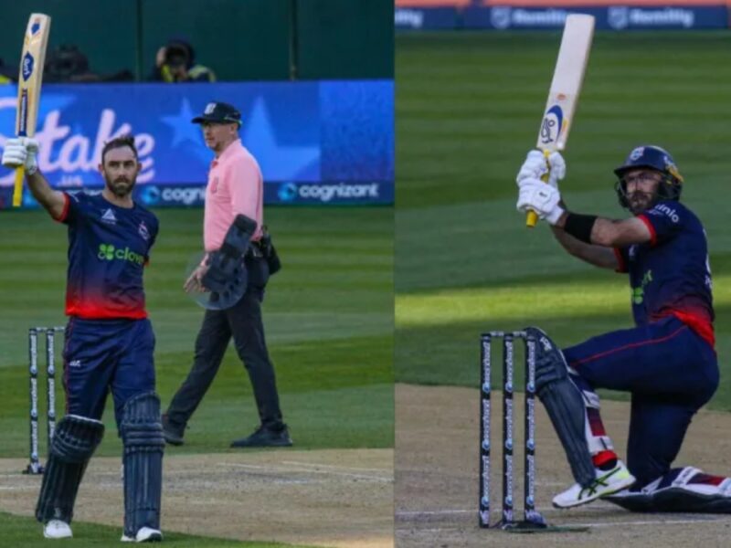 6 6 6 6 6 6.....13 छक्के 34 गेंद में 95 रन, Glenn Maxwell ने मचाया तहलका, 48 गेंद में कूटा शतक